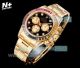 N+ Factory Swiss Rolex Daytona Rainbow Diamonds Yellow Gold Asia 7750 Replica Watch (2)_th.jpg